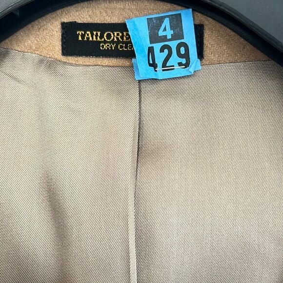 Orvis Men’s 46 L Camelhair Sports Coat blazer tan Camel hair Vintage Made in USA - Picture 7 of 16